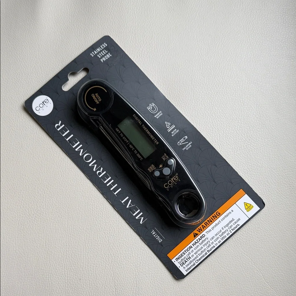 Core Black Digital Meat Thermometer